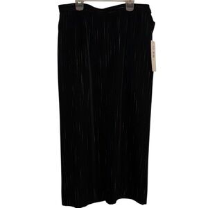 🌹NWT:VICTORIA MORGAN BLACK/SILVER MAXI SKIRT